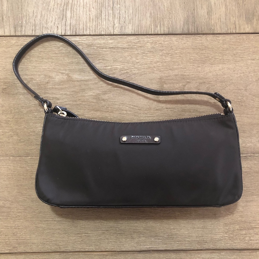 KATE SPADE - Brown Nylon and Leather Bag
